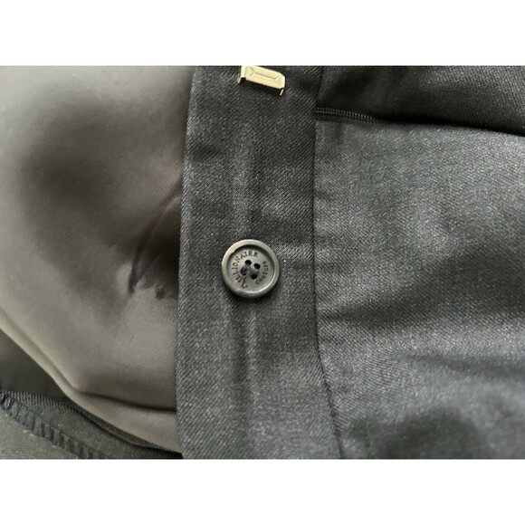 Billionaire Italian Couture Black Wool Trousers Pants Size XL (36") Rare - Picture 7 of 8